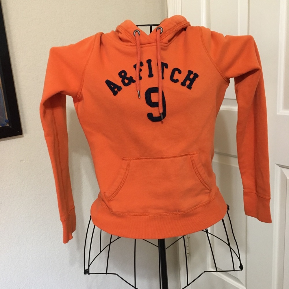 Orange Abercrombie and Fitch Hoodie
